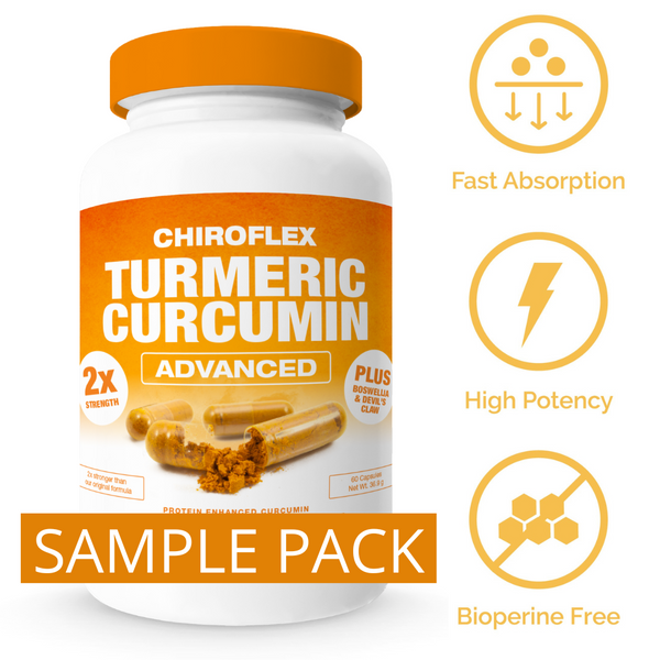 Turmeric Curcumin - 2x Advanced - 6ct Sample Pack